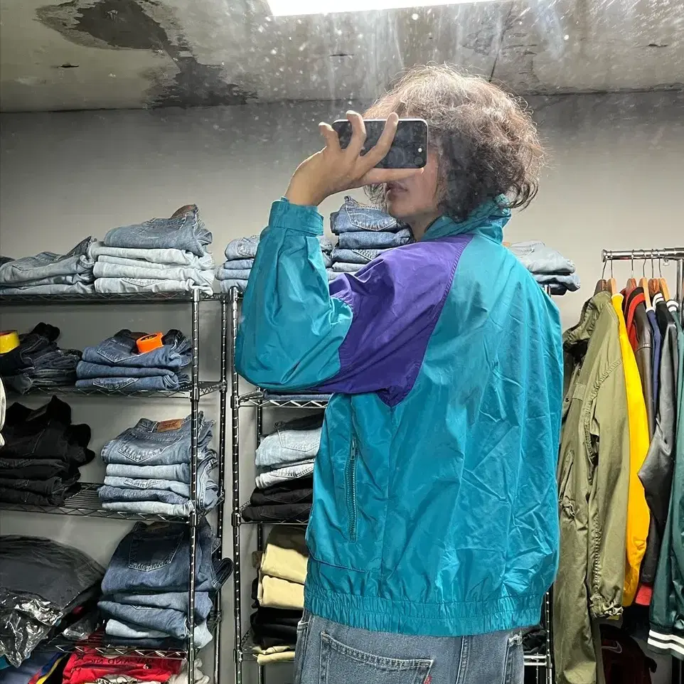 L) OLD COLUMBIA MULTI COLOR JACKET