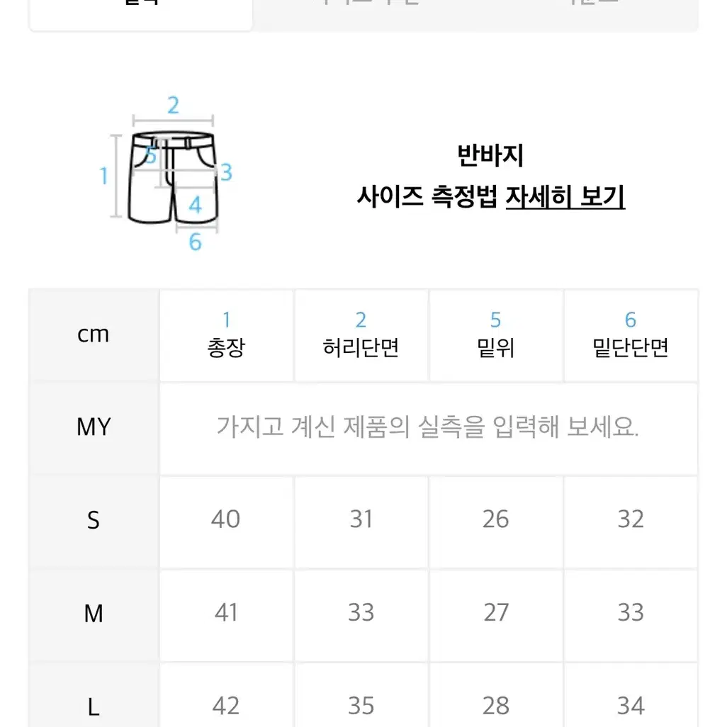 헤인트 청바지 반바지 쇼츠 M 새상품