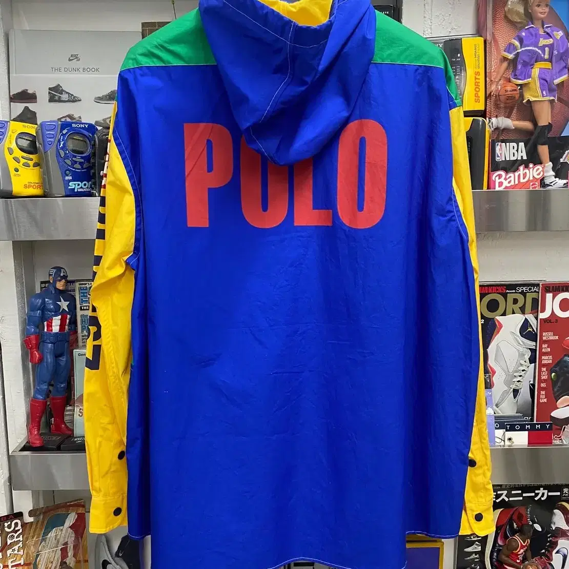 폴로스포츠 polo sport 컬러블락 아노락