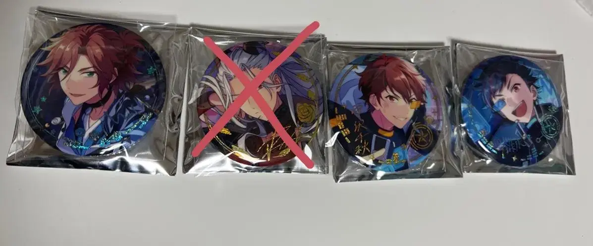 Angsta Mid-Star Limited Badge Madara Nagisa Chiaki Tetora