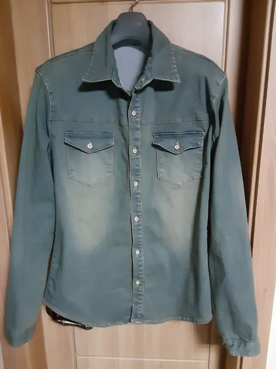 Awesome Span Denim Shirt Men'sL