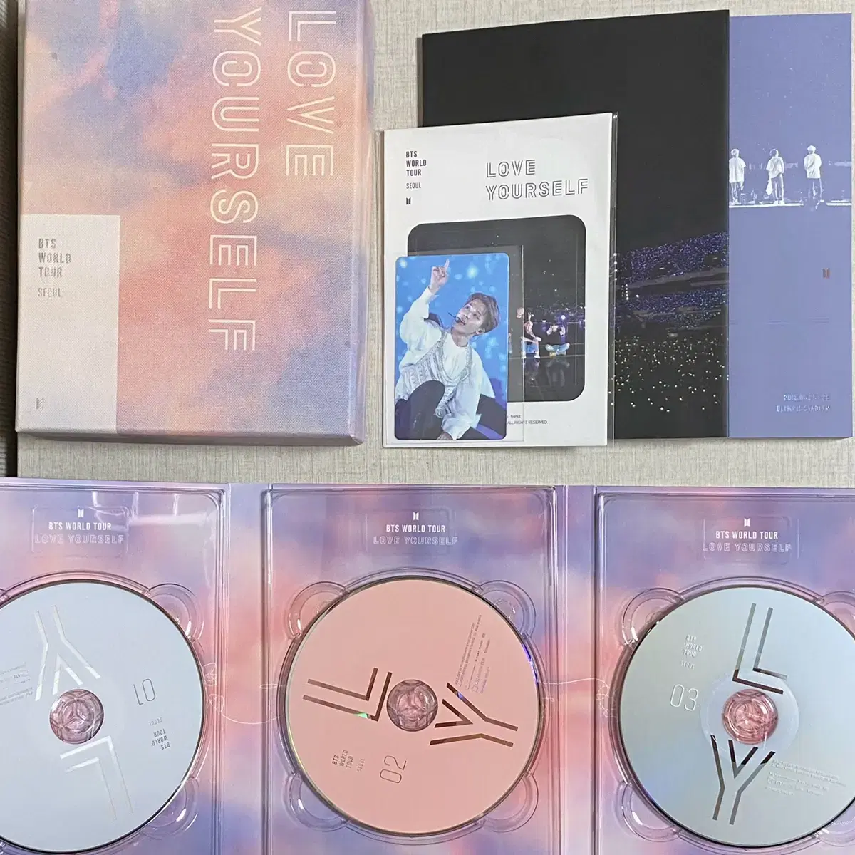 방탄소년단 bts dvd 포카 포스터 포함 풀세트 럽셀콘 서울 디비디