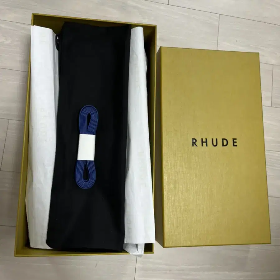 루드(rhude) 리세스 로우 블루