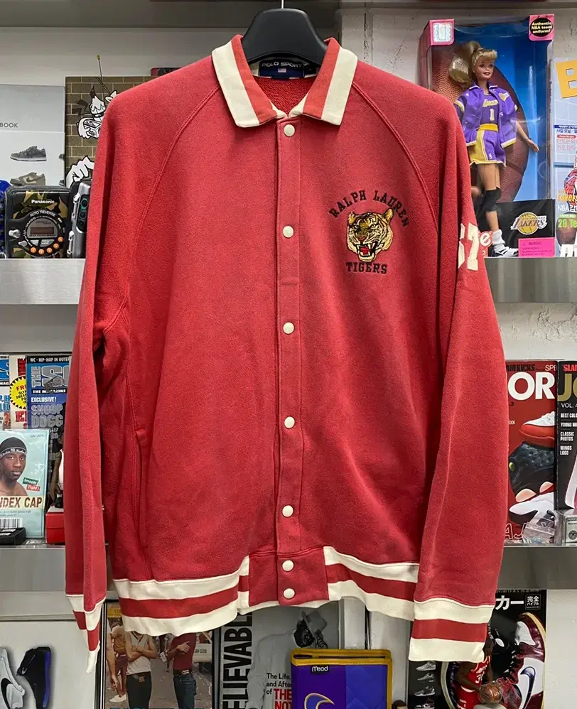 90s polo sport tiger head jacket