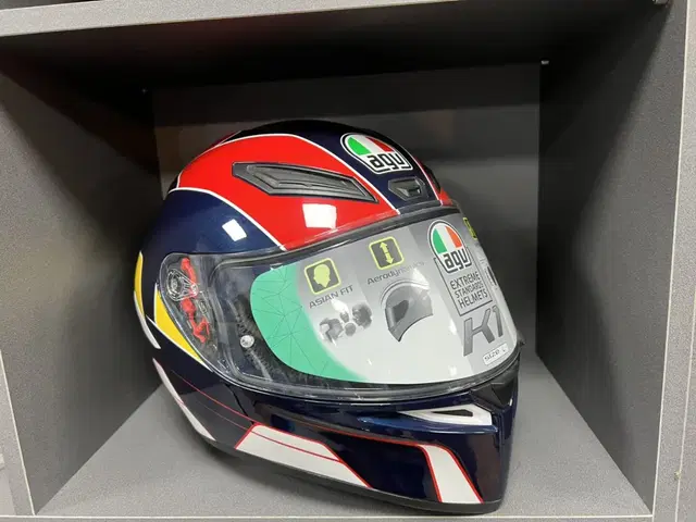 AGV K-1 PITLANE BLUE/RED/YELLOW  사이즈L