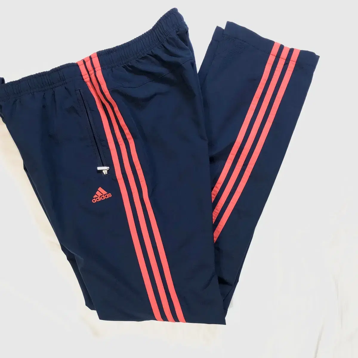 adidas Adidas NavyOrange Sideline Three Stripe Track Pants