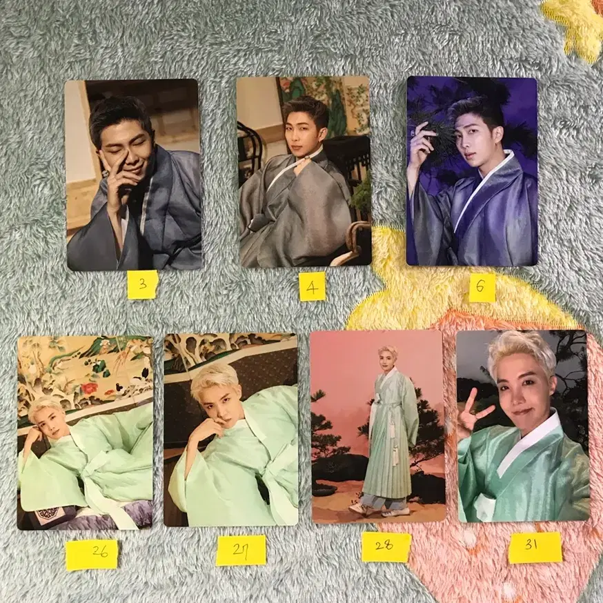 Individual available)BTS Dharmajung Mini Photocard NamjoonRM Seokjin Yoon Ki Hoseok Jimin Taehyung Jungkook