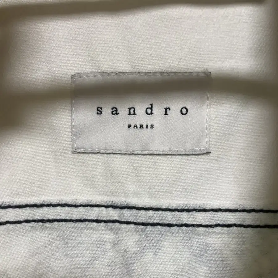 SANDRO 산드로 프린트데님 베스트(가격내림)