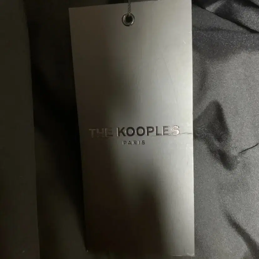 택부착 새상품/ the kooples 더쿠플스 트렌치코트