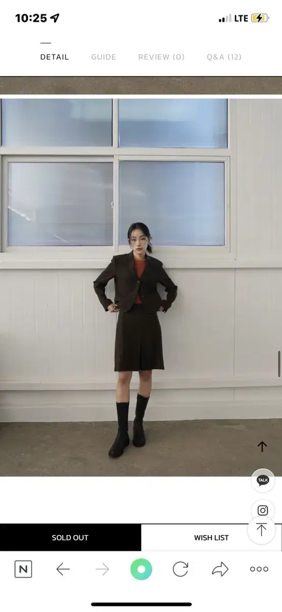 샵포허 울 크롭자켓&스커트(WOOL CROP JACKET, SKIRT)