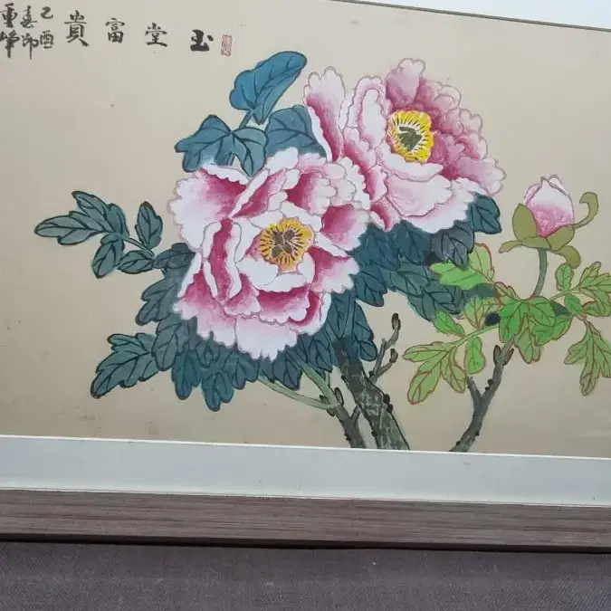 목단꽃그림