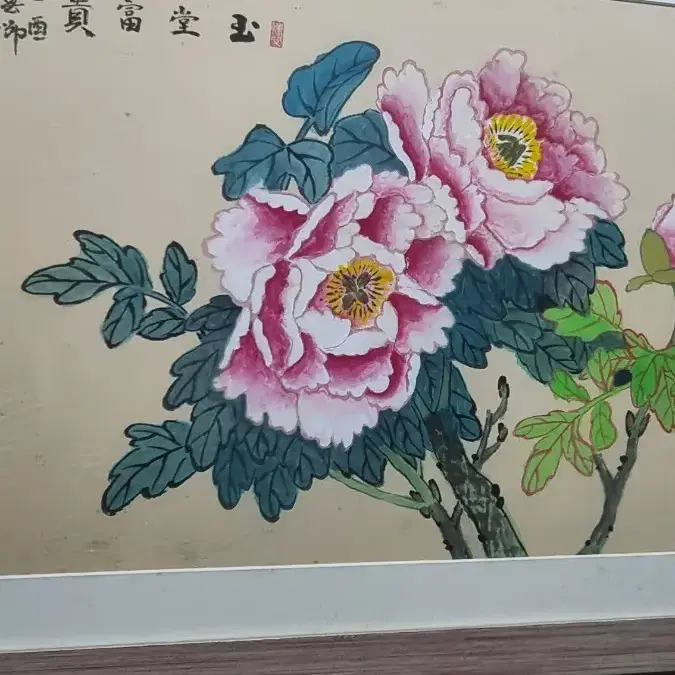 목단꽃그림