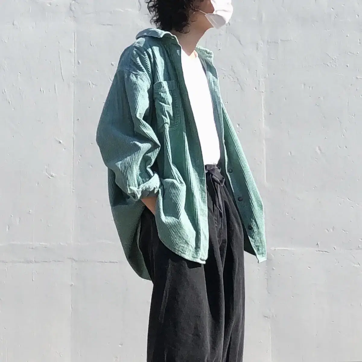 Oversized vintage corduroy shirt