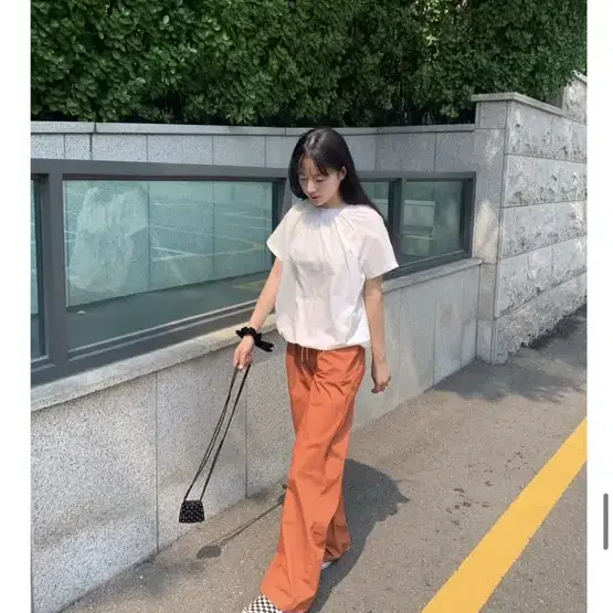 하이유어데이 시엔 밴딩 컬러  팬츠