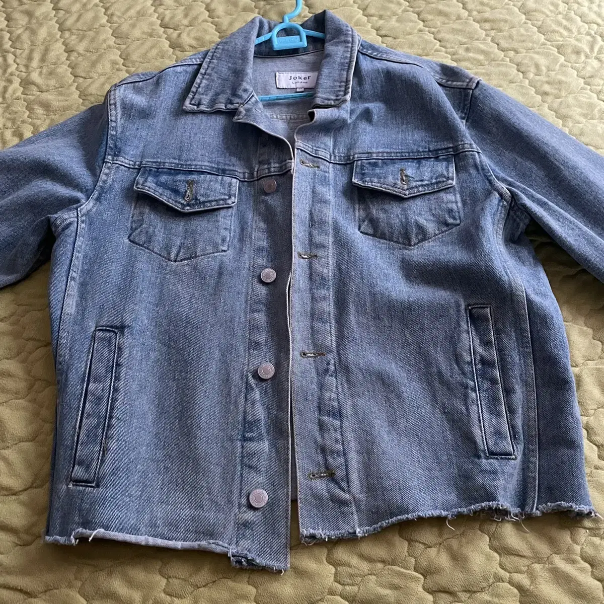 (Bonded) Cropped Jeans Jacket