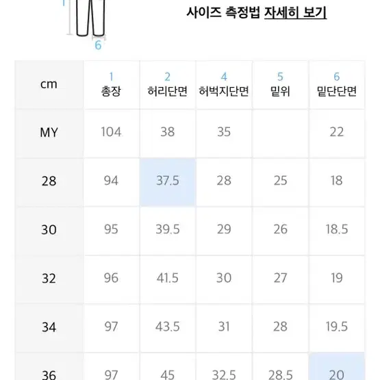 브랜디드 크림진 청바지