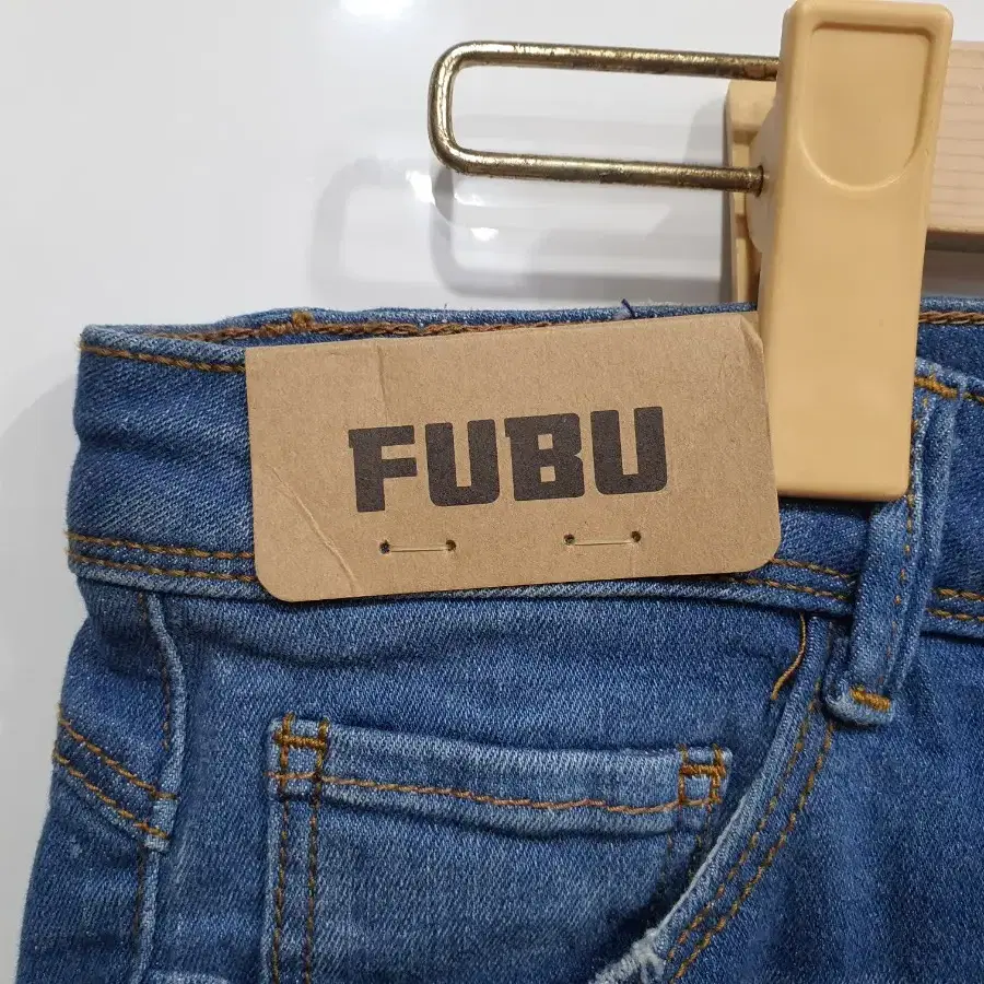 (새상품)FUBU 푸부 여성 스판 스키니데님