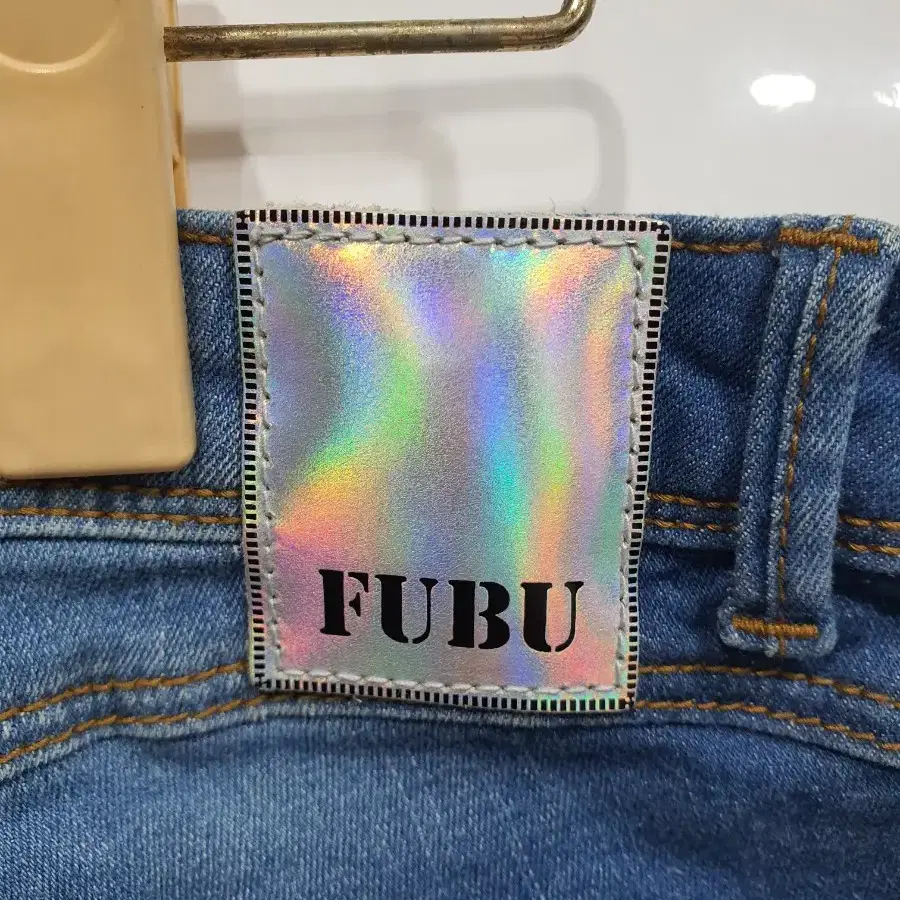 (새상품)FUBU 푸부 여성 스판 스키니데님