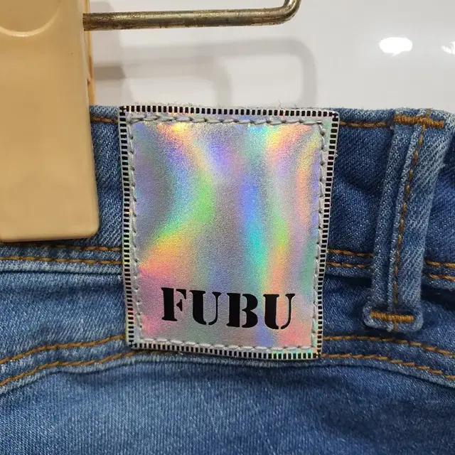 (새상품)FUBU 푸부 여성 스판 스키니데님