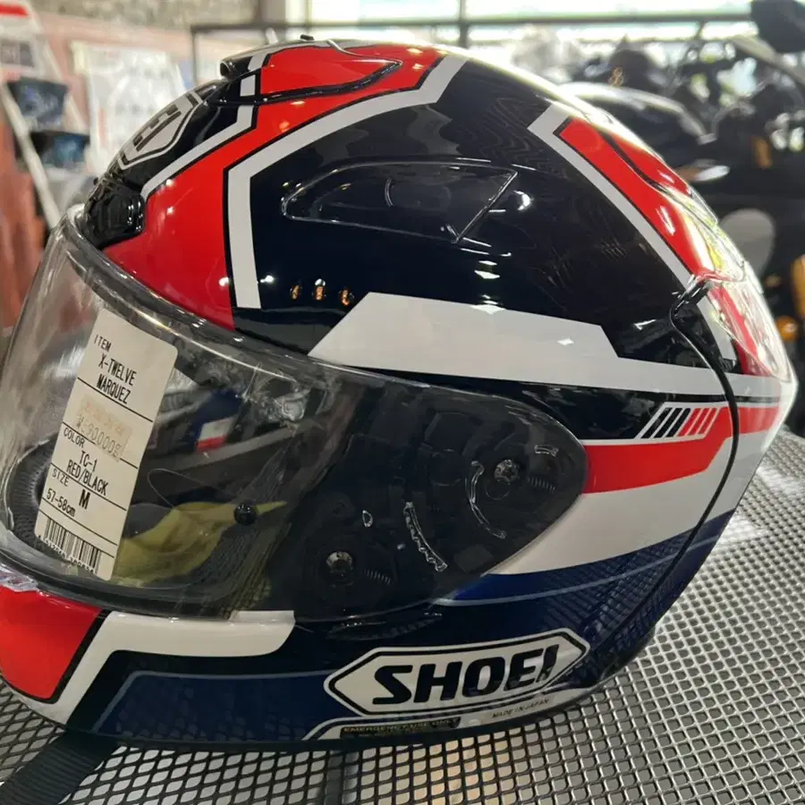 SHOEI X12 Marquez TC-1 사이즈 M팝니다