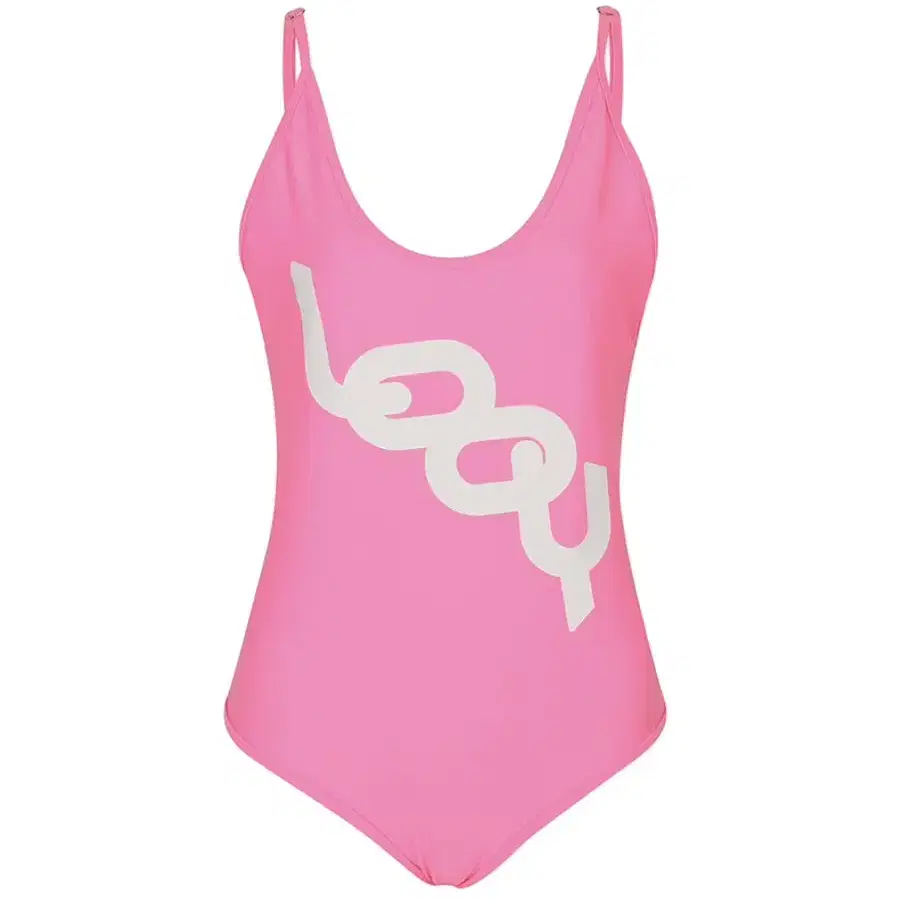 (새상품)LEEY Logo Body-Suit Pink