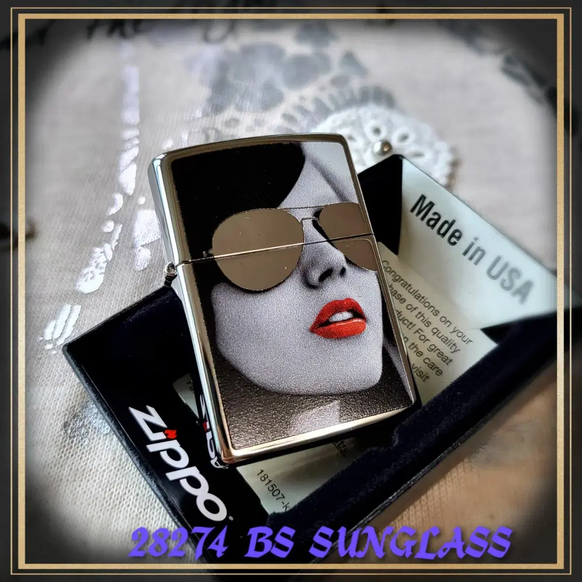 정품 28274 BS SUNGLASS 미개봉 새 지포라이터