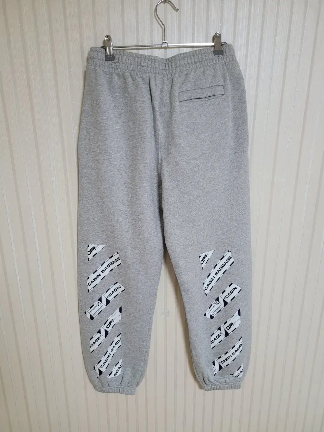 Off-White Grey Airport Training Pants L