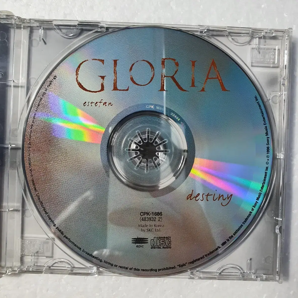 글로리아 에스테판 Gloria Estefan Destiny CD 중고