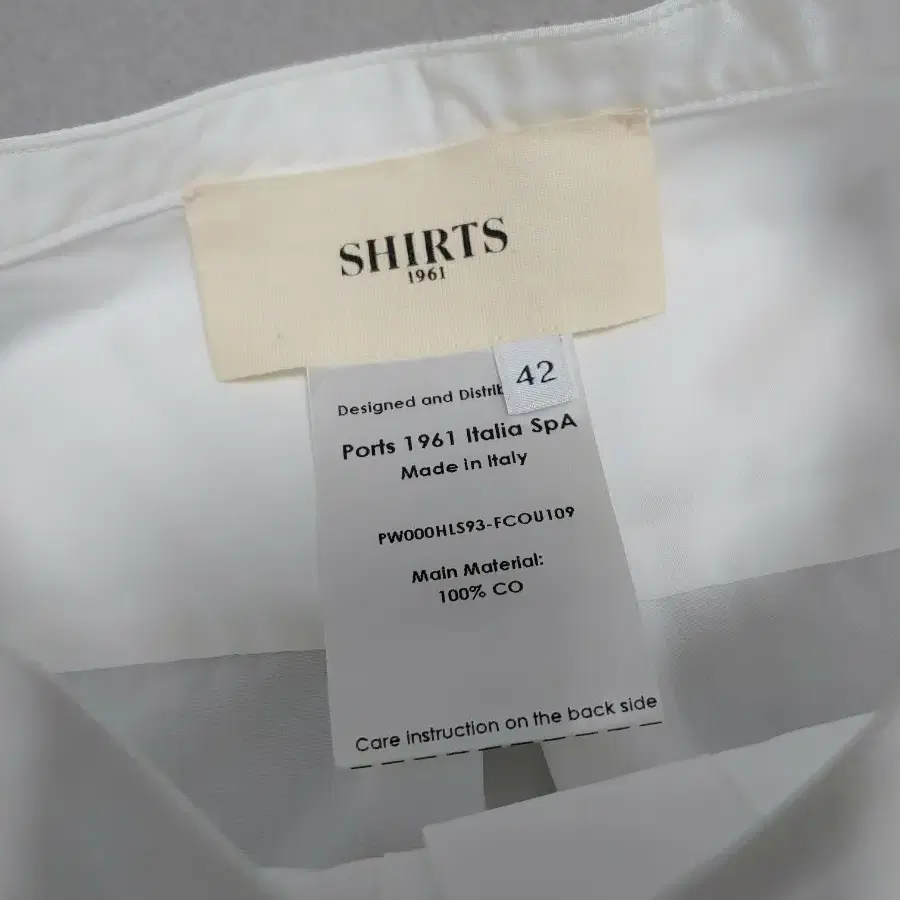 (정품) 포츠 1961 화이트 셔츠 / PORTS 1961 / 42