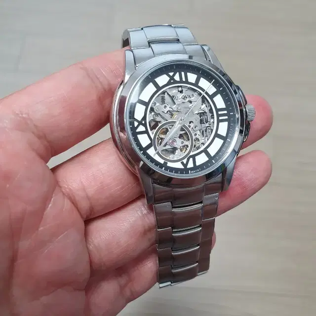 부로바 스켈레톤 오토메틱 시계 Bulova Skeleton 96A110