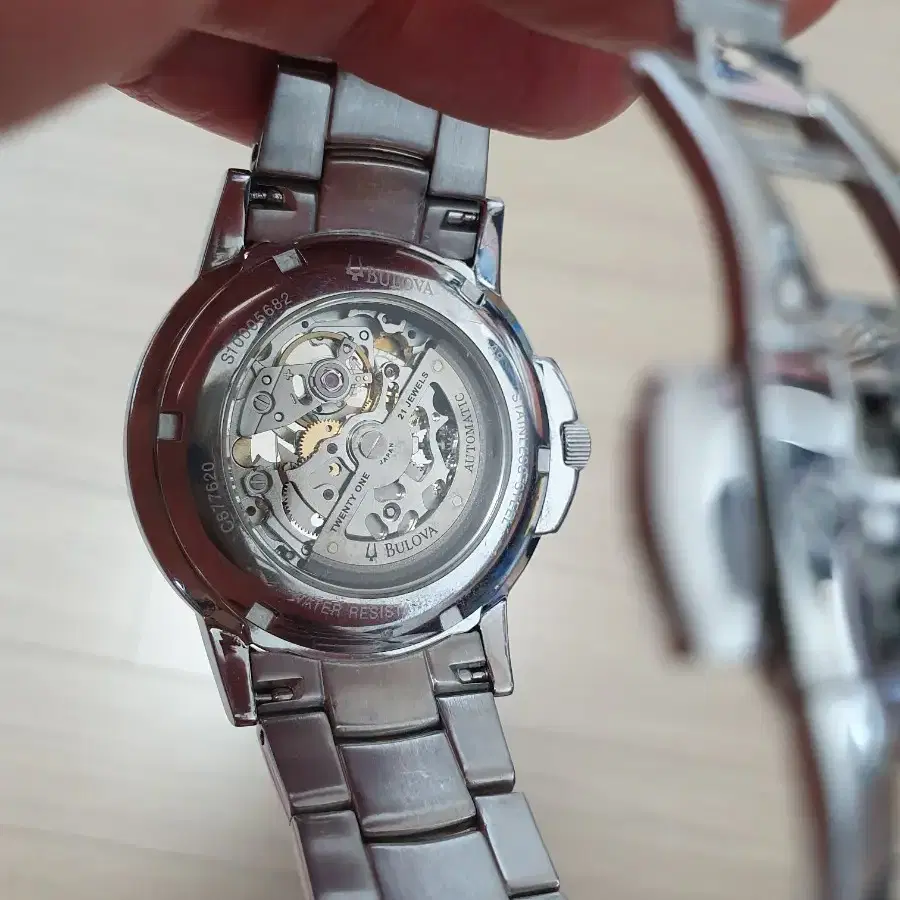 부로바 스켈레톤 오토메틱 시계 Bulova Skeleton 96A110