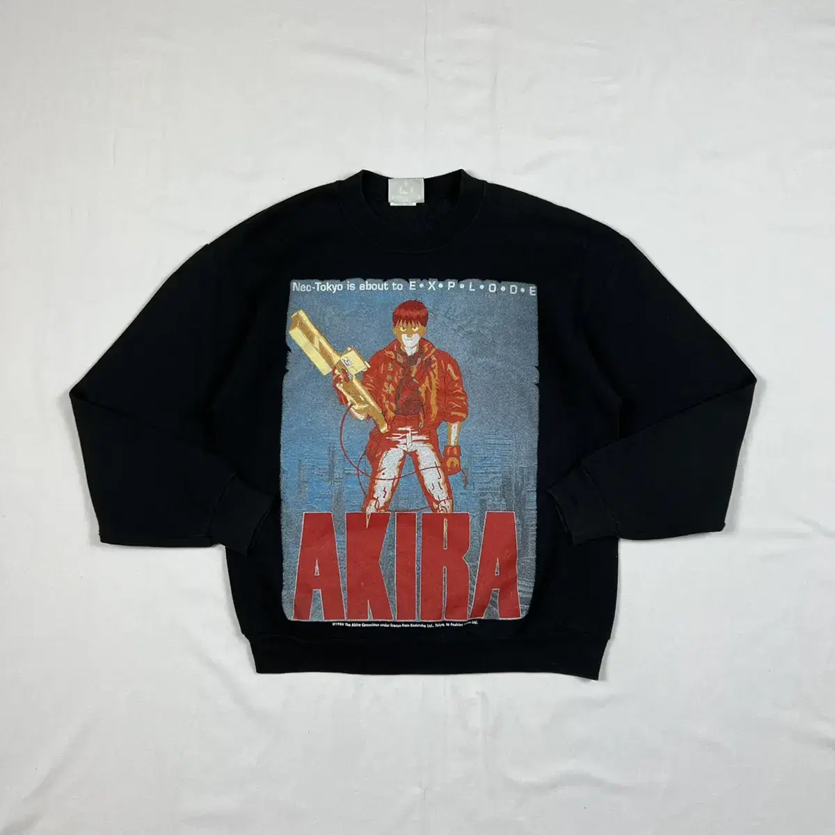 80s 88s akira print sweatshirt top man