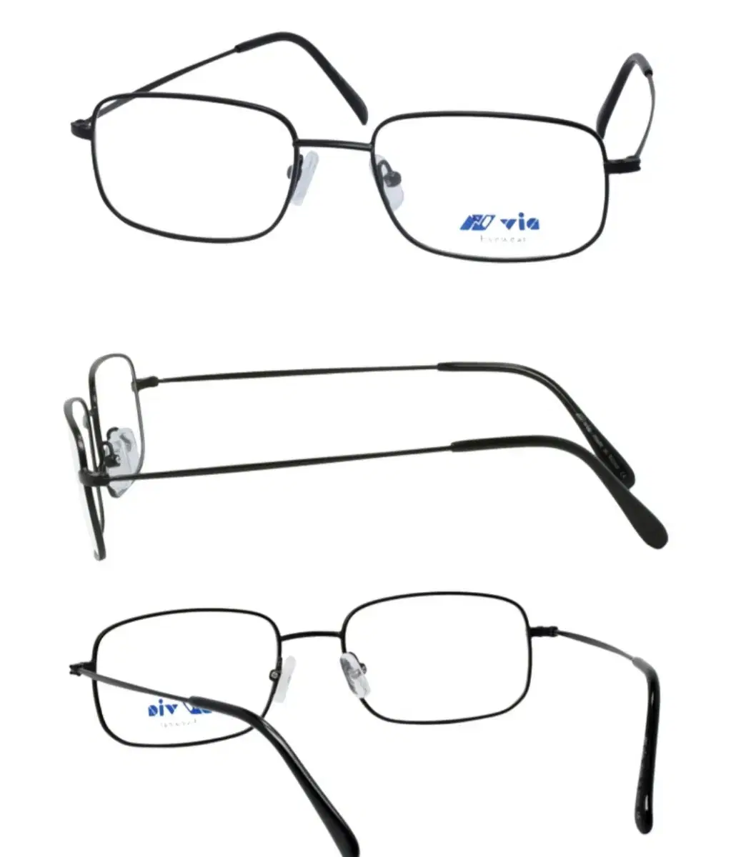 메탈 사각 가벼운 국산 안경테.3종컬러.53사이즈.51사이즈