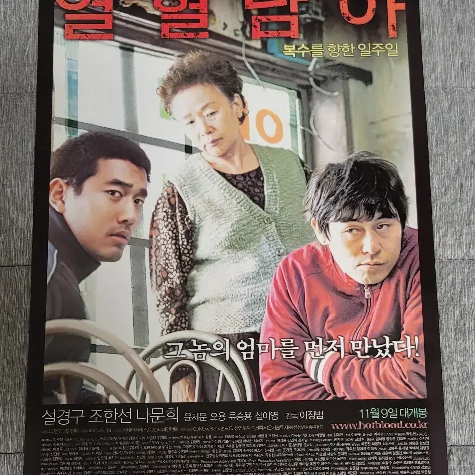 [영화팜플렛] 열혈남아 전단지 (2006) 설경구 조한선 나문희 이정범