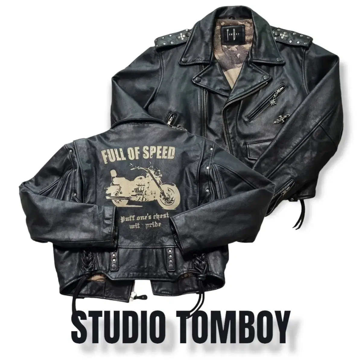 80s StudioTomboy LeatherJackets PunkRook HarleyDavidsonJackets BikerJackets