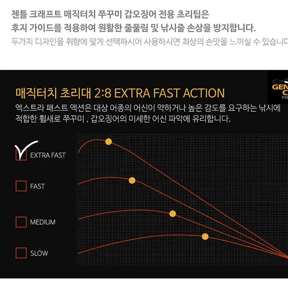 [새상품 특가] 국산 쭈꾸미 전용낚시대 (갑오징어 루어 한치 낚시대)