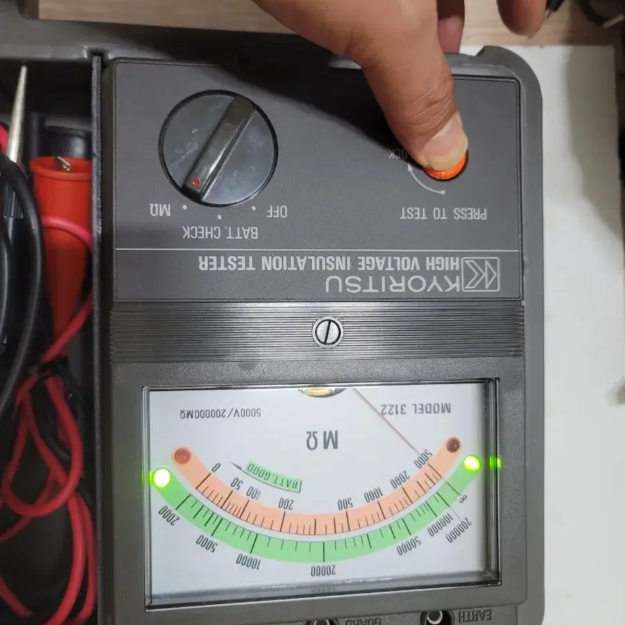 교리쯔 절연 저항계 3122