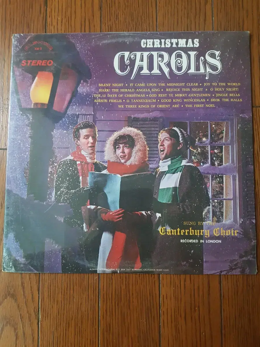 Canterbury Choir Christmas Carols 미개봉 lp