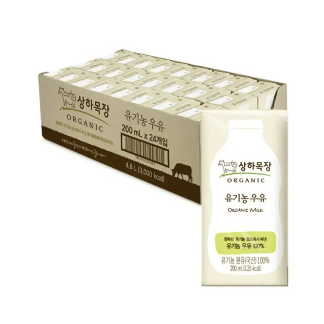 매일유업 상하목장 멸균우유 200ml 24팩 무료배송 매일우유 멸균우유