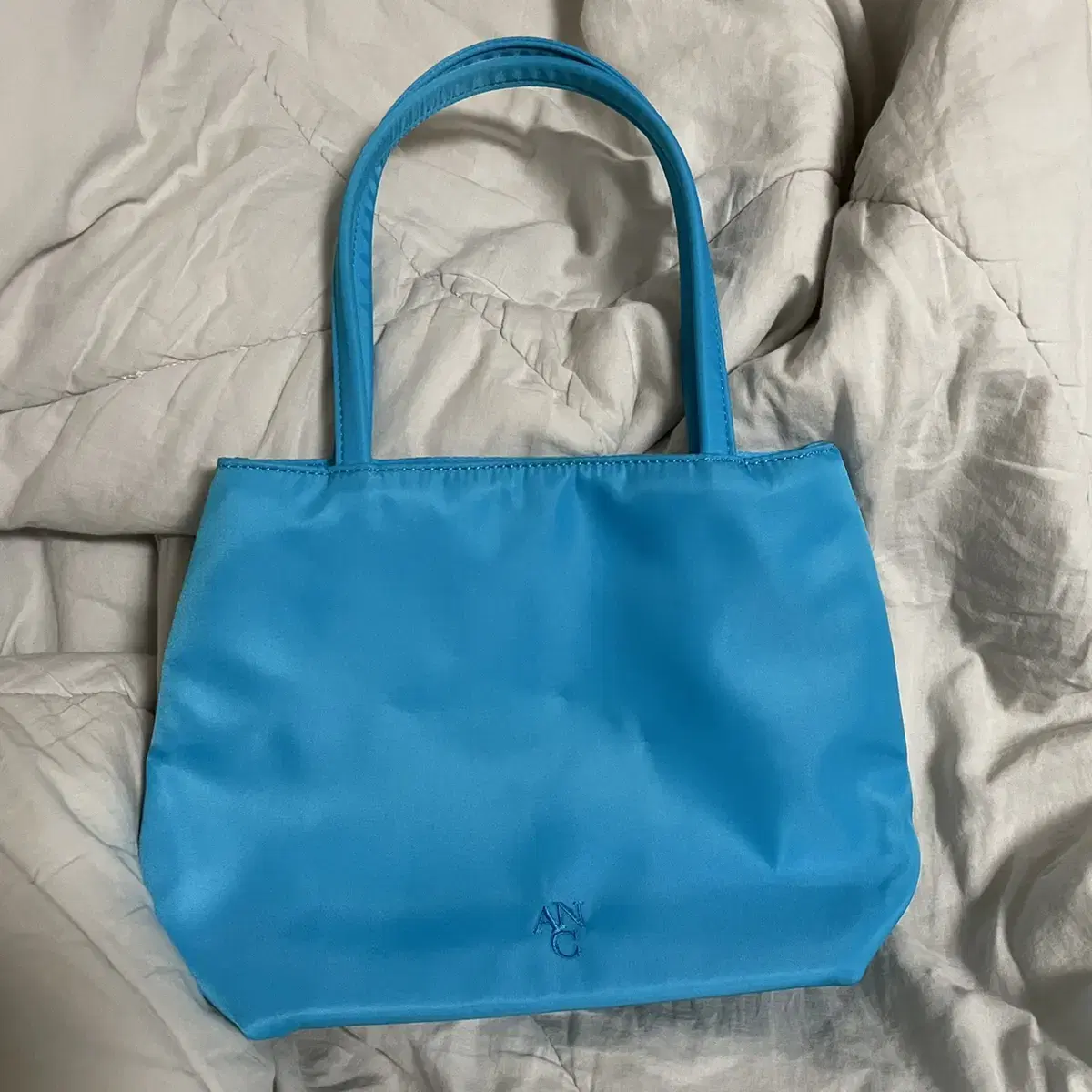 언에디트 가방 블루 Tiny Bag_CYAN BLUE