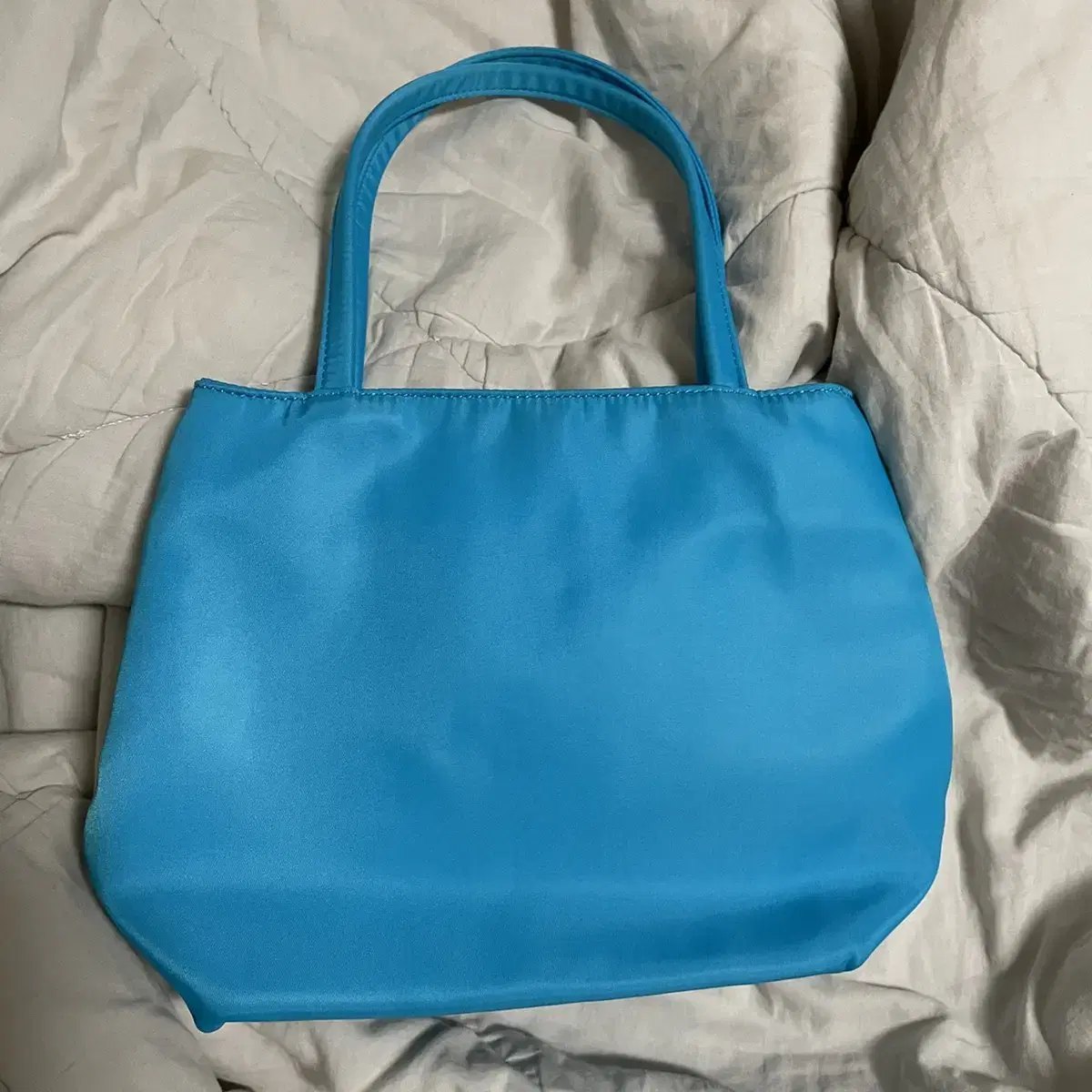 언에디트 가방 블루 Tiny Bag_CYAN BLUE