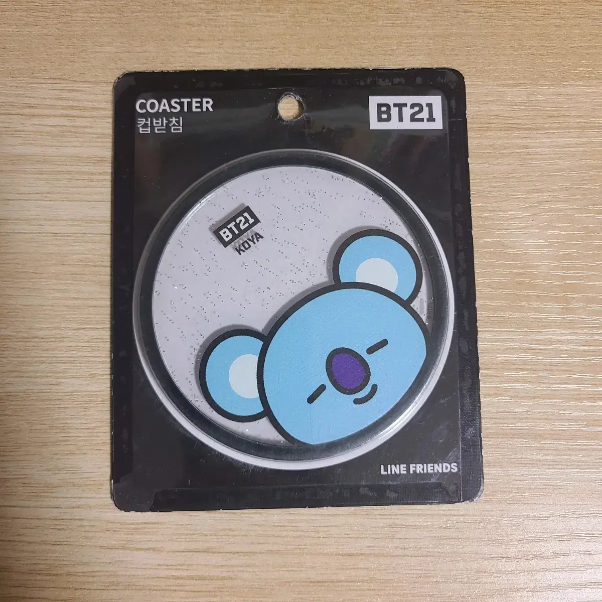 BT21 방탄소년단 방탄 컵받침 코스터 3개 세트 (일괄+스티커 덤)