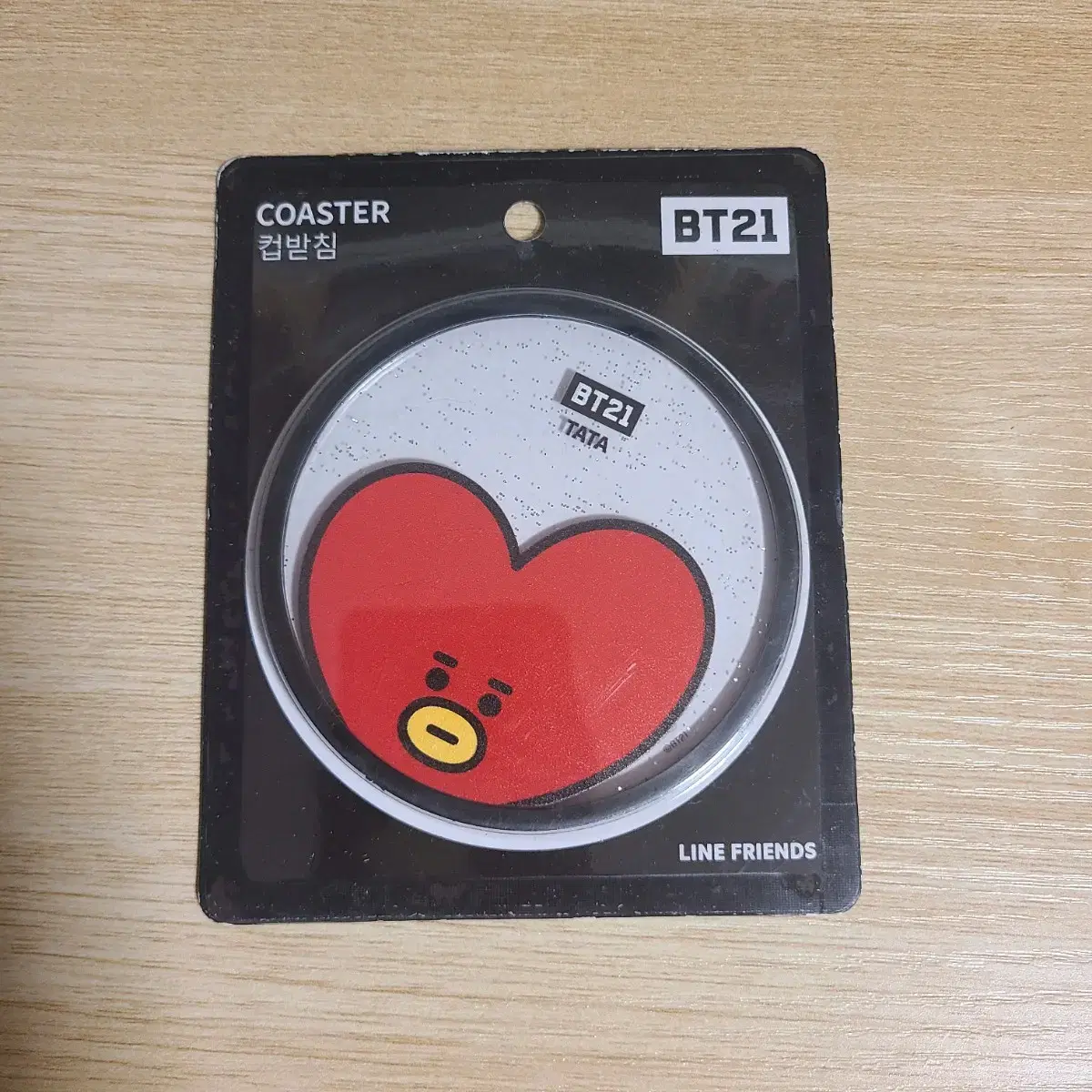 BT21 방탄소년단 방탄 컵받침 코스터 3개 세트 (일괄+스티커 덤)