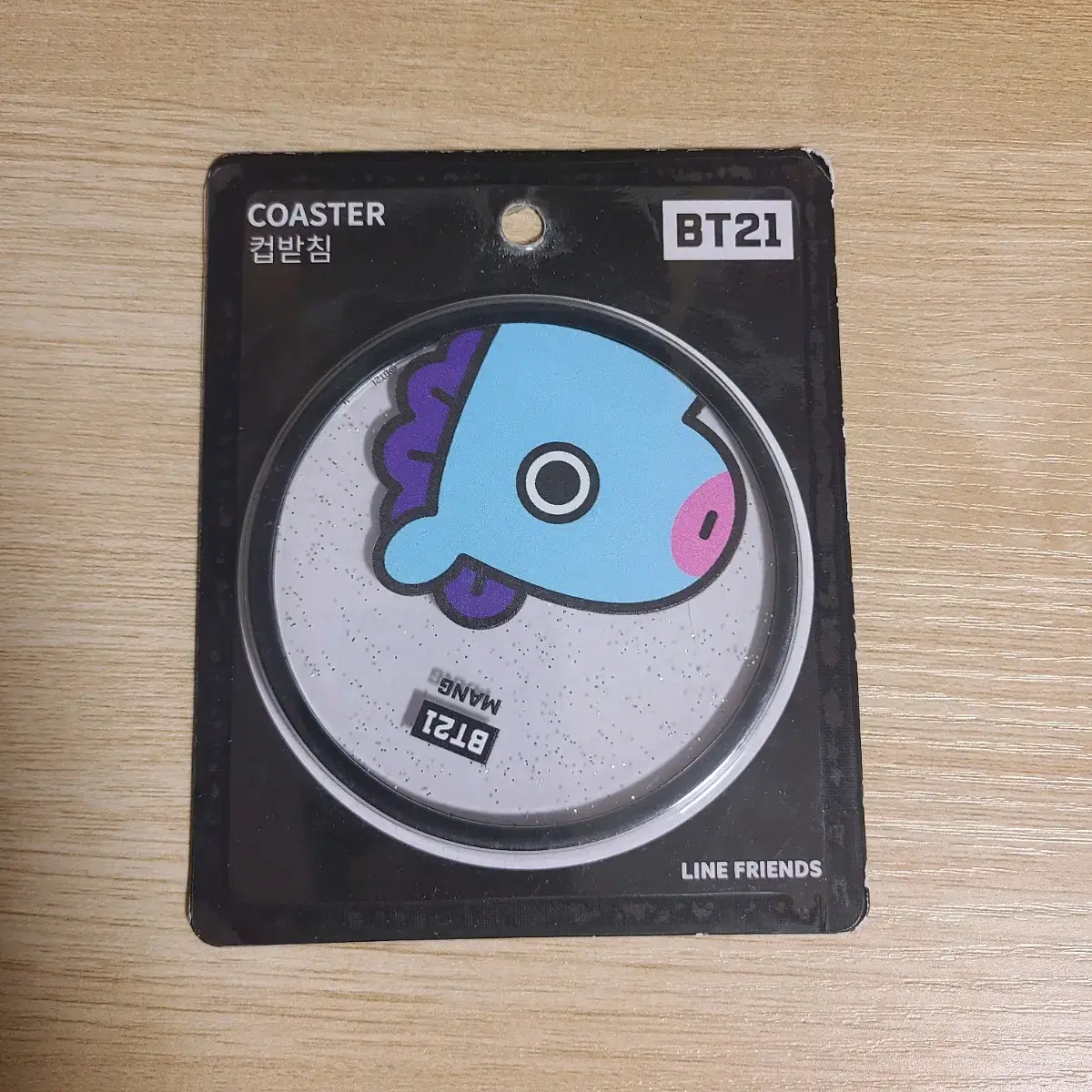 BT21 방탄소년단 방탄 컵받침 코스터 3개 세트 (일괄+스티커 덤)