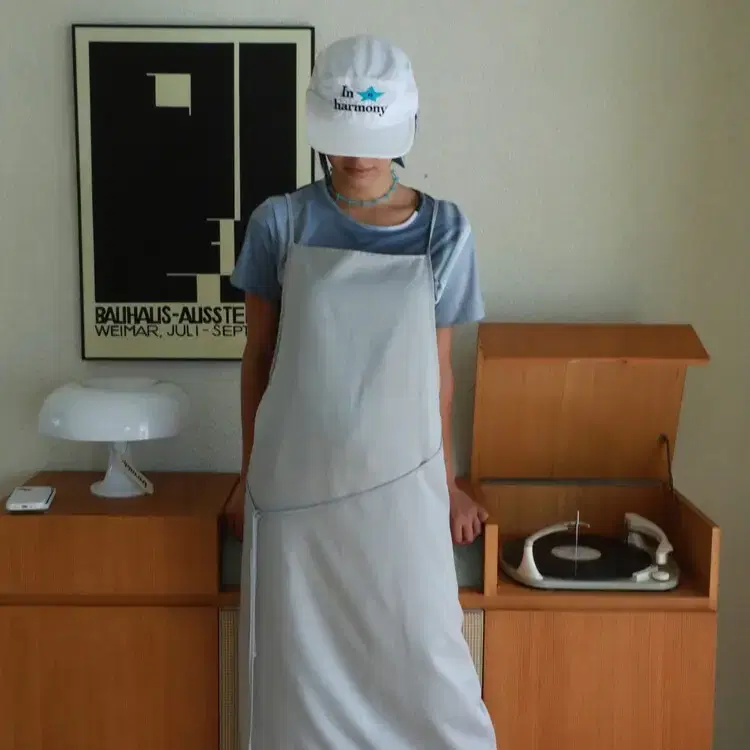 인앤양인하모니 에이프런 드레스 레이어드 apron dress