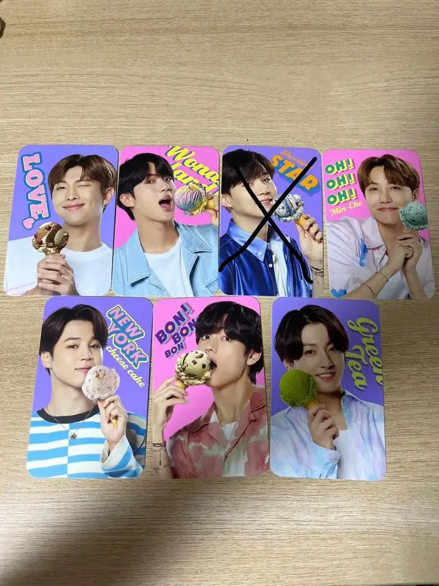 BTS Baskin Robbins31 photocard pre-order benefit