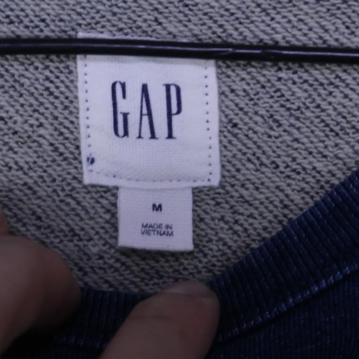 GAP 갭 데님 맨투맨 M