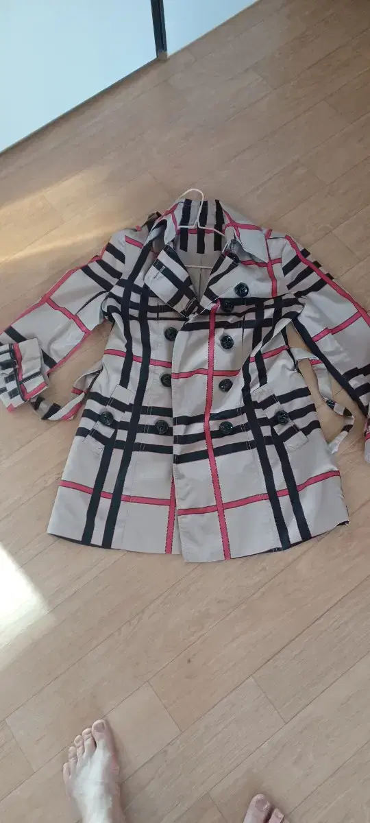 Burberry style coat