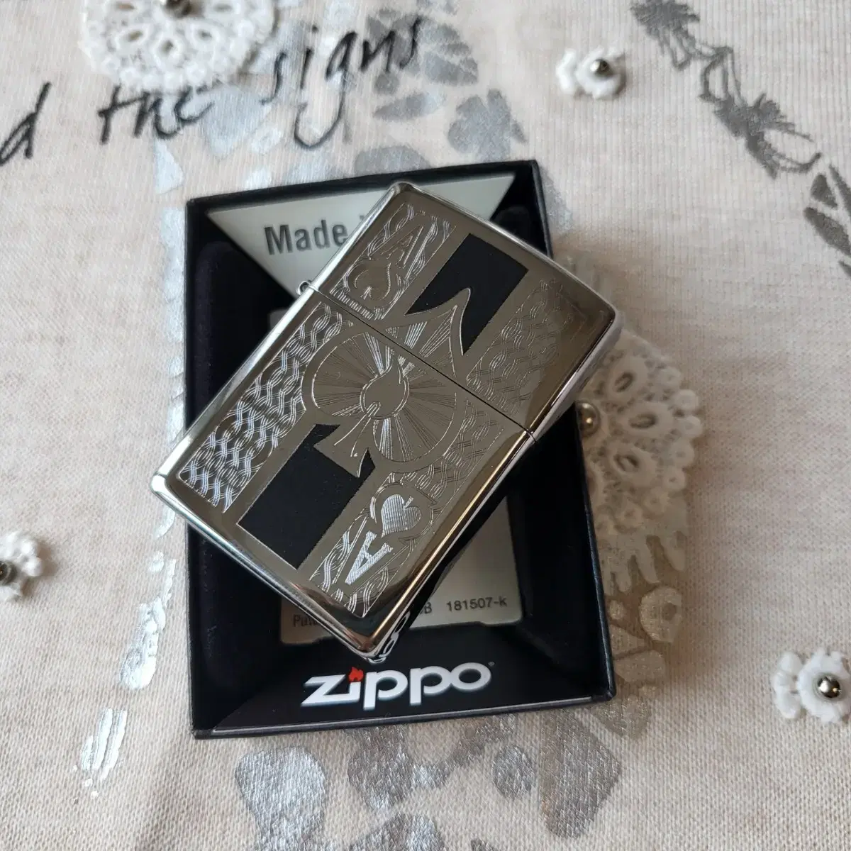 정품 24196 ZIPPO ACE 미개봉 새 지포라이터