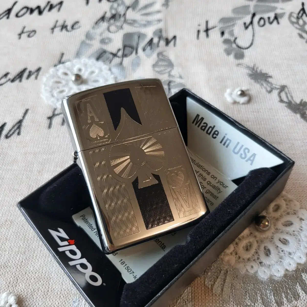 정품 24196 ZIPPO ACE 미개봉 새 지포라이터